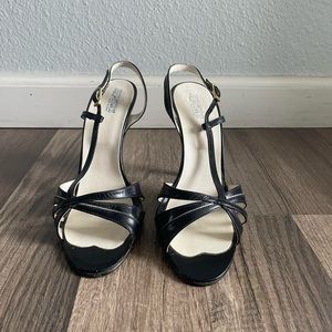 Vintage Y2K dark navy heels